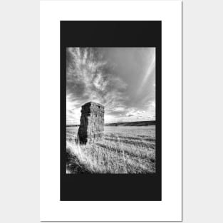 Straw Bales Stacked High Posters and Art